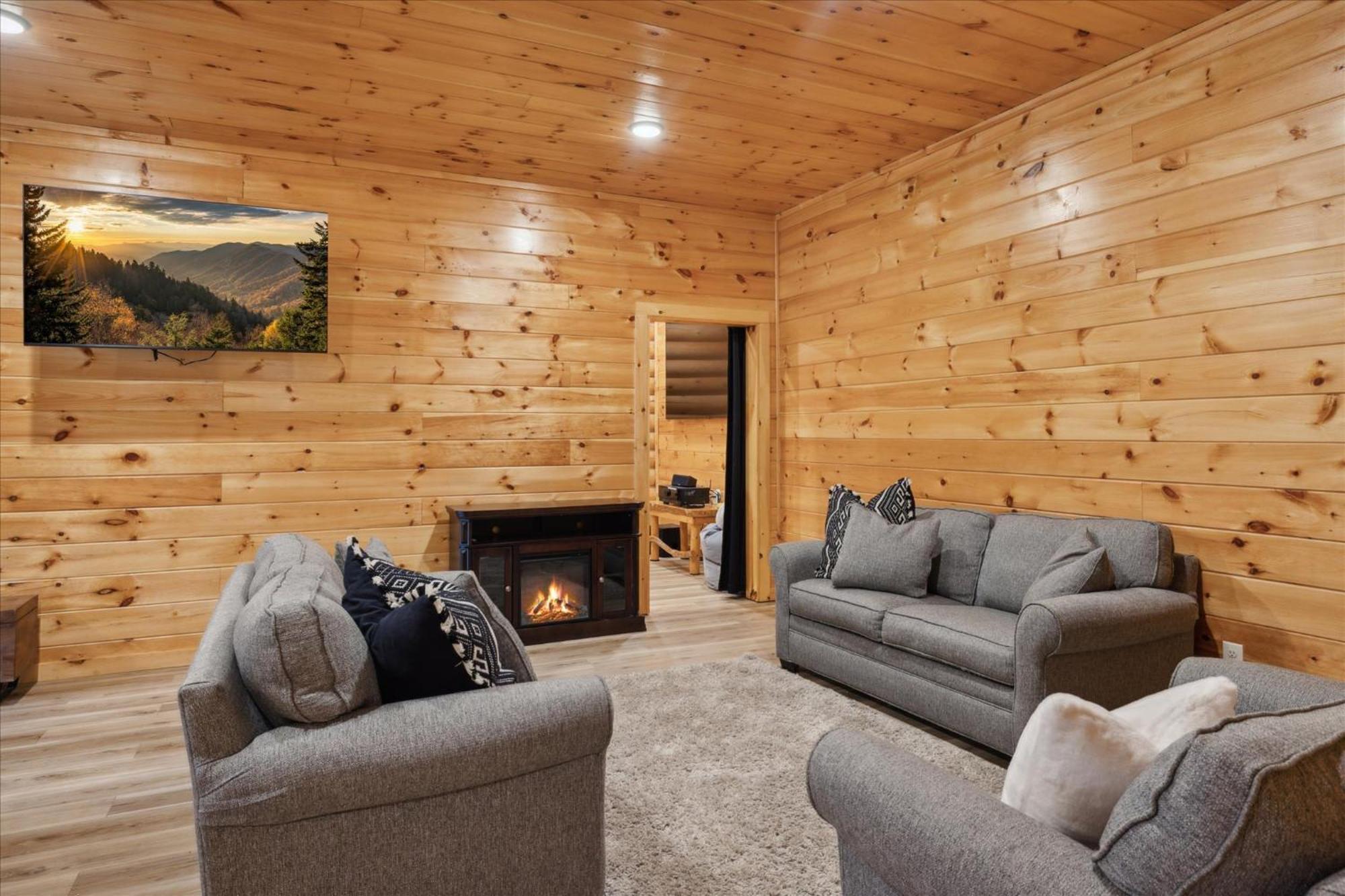 Hot Tub Fire Pit Game Room Theater Easy Access Sleeps 12 - Black Bear Lodge 鸽子谷 外观 照片